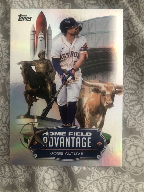 2023 Topps Series 1 JOSE ALTUVE Home Field Advantage HOUSTON