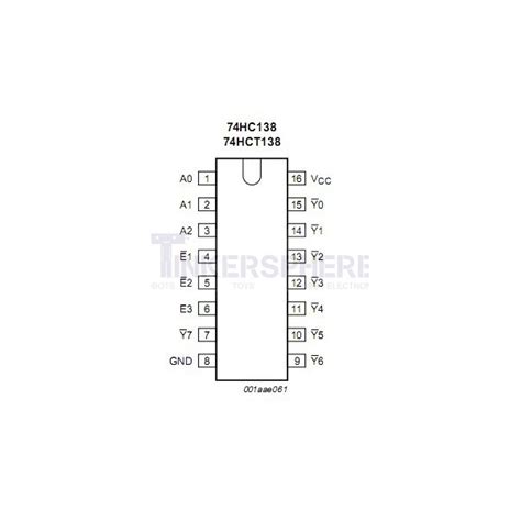 $1.49 - 74HC138 3 to 8 Decoder/Encoder - Tinkersphere