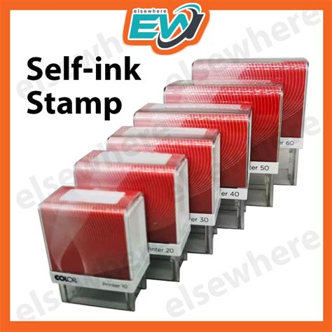 Stamp Chop Colop Printer Line Self Inking Custom Made Stamp P P P