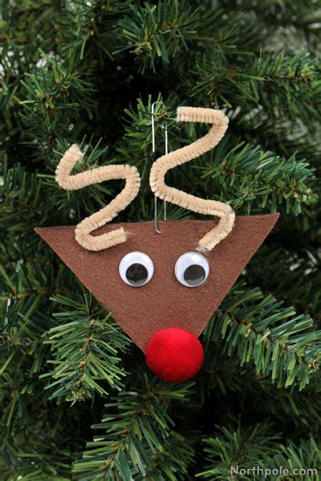 Felt Reindeer Ornament