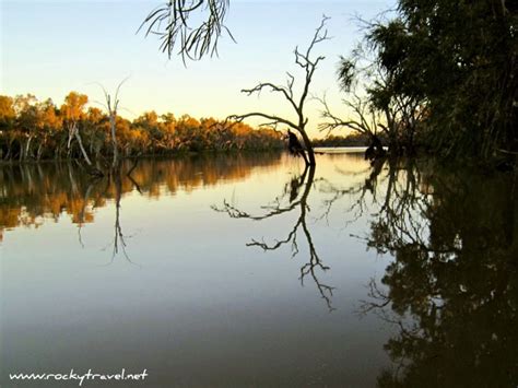 The Warrego River in Cunnumulla