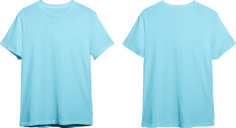 Turquoise Men S Classic T Shirt Front And Back Png