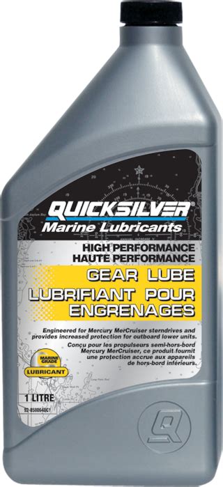 QuickSilver High Performance Marine Gear Lubricant SAE 90, 1-L ...