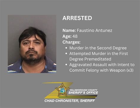 Suspect Arrested For Plant City Homicide Hcso Tampa Fl