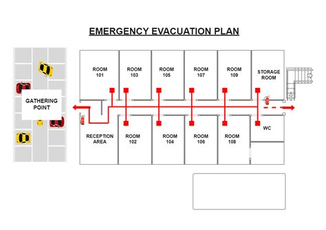 Emergency Evacuation Map Template For Hotel Edrawmax Template