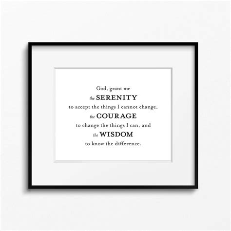 Aa Serenity Prayer Printable