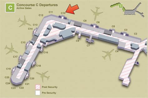 Nashville Airport Map