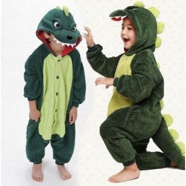 Fantasia De Dinossauro Pijama Kigurumi Infantil P Submarino