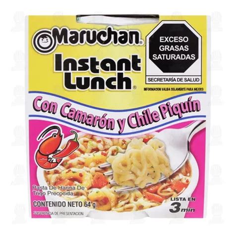 Caja Sopa Instantánea Maruchan Camarón Y Chile Piquín 12 Pz MercadoLibre