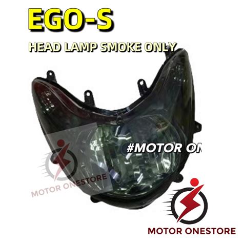 Ego S Head Lamp Smoke Tail Lamp Cover Smoke Socket Lampu Depan