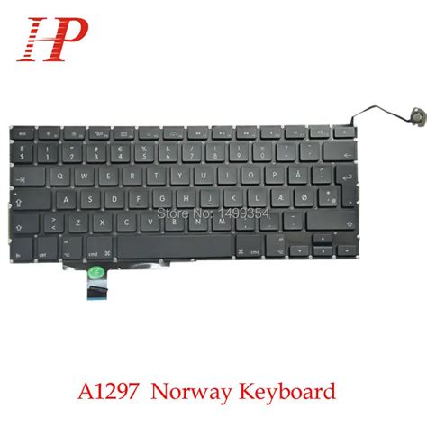 Genuine A1297 Norway Norwegian Keyboard With Backlight For Apple