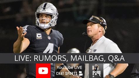 Oakland Raiders Report Live Mailbag Plus Q A With Mitchell Renz