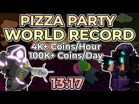 Guide 13 17 Pizza Party Speedrun WORLD RECORD Tower Defense