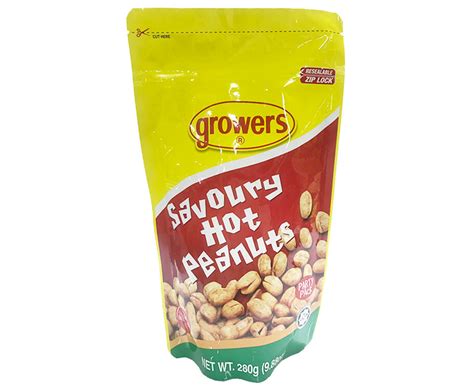 Growers Savoury Hot Peanuts Party Pack 280g