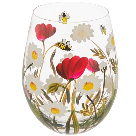 Bees Flowers Glass Cup Hobby Lobby 2348969