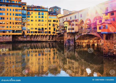 Ponte Vecchio Bridge In Florence Stock Photo Image Of Tourist Place