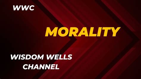 Morality Youtube