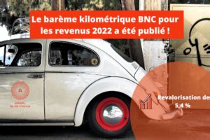 Le barème Kilométrique BNC des revenus 2022 a été publié ARAPL Ile