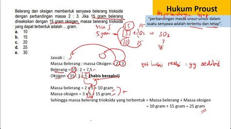 Latihan Soal Hukum Dasar Kimia Hukum 101