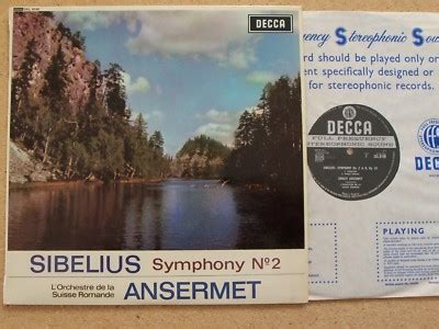 Popsike Sibelius Symphony No Ansermet Decca Sxl St