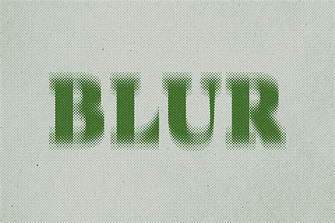 Blurred Dots Text Effect :: Behance