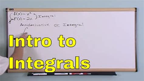 Lesson 9 Introduction To Integrals Calculus 1 Tutor Calculus 1