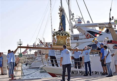 Tutto Pronto Per La Festa Della Madonna Di Portosalvo A Marina Di