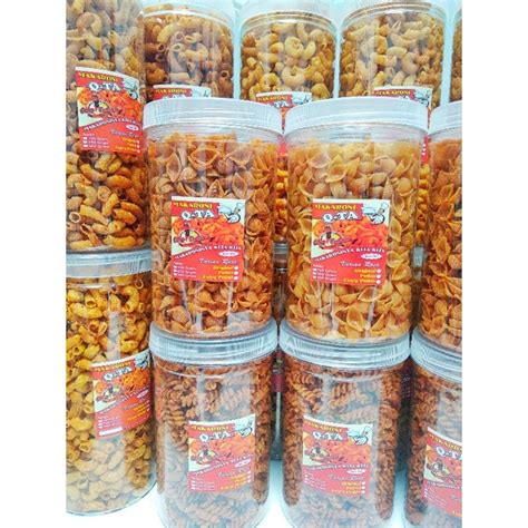 Jual Makaroni Kriuk Makaroni Kerang Makaroni Spiral Kemasan Toples