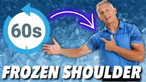 60 Second Frozen Shoulder Exercises And Stretches Adhesive Capsulitis