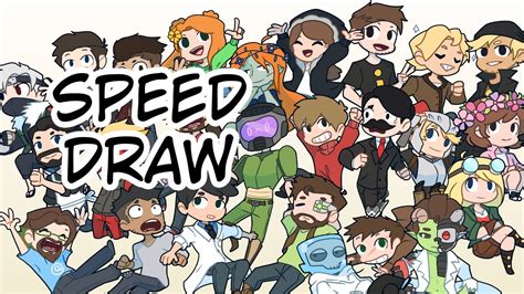 Speed Draw Hermitcraft Fanart Youtube