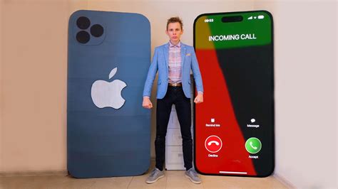 The World S Largest Iphone Pro Max Incoming Call Youtube