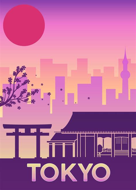 Tokyo Japan Poster By VisionTrend Displate