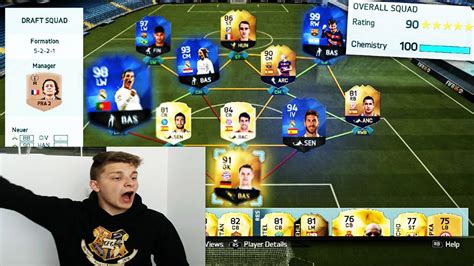 190 RATED BPL TOTS FUT DRAFT FIFA 16 ULTIMATE TEAM DEUTSCH YouTube