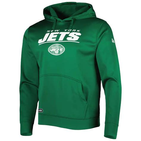 New York Jets Men's New Era Sport Green Stated Pullover Hoodie ...