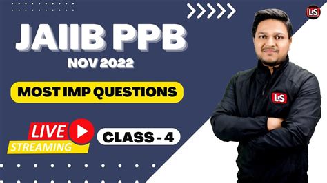 Jaiib Most Important Questions Jaiib Ppb Live Class Jaiib