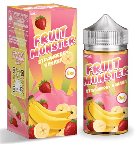 Strawberry Banana By Monster Vape Labs Br Liquids