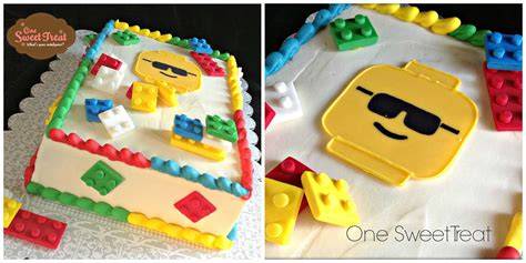 Lego Cake A Lego Theme Cake Covered In Buttercream And Decorated With