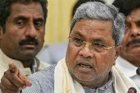 Karnataka Karnataka Chief Minister Siddaramaiah Refutes Bjp S