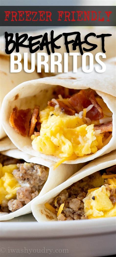 Freezer Friendly Breakfast Burritos Artofit