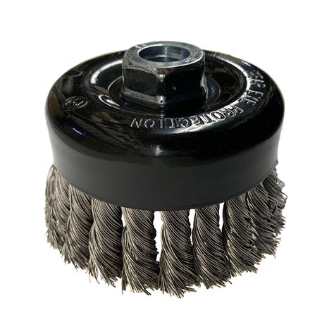 Stainless Steel Knotted Wire Cup Brush Mm Wire Gauge