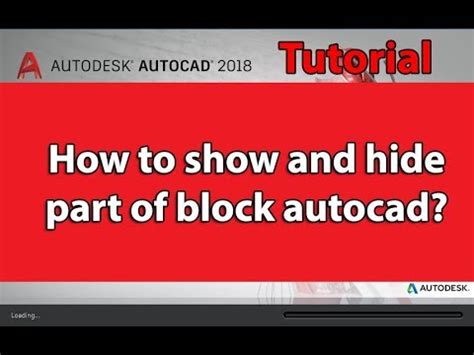 HOW TO SHOW OR HIDE PART OF BLOCK AUTOCAD 2018 CLIP COMMAND XCLIP