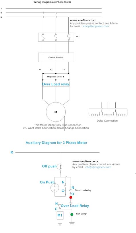 Basic Wiring Diagram For 3 Phase Motor