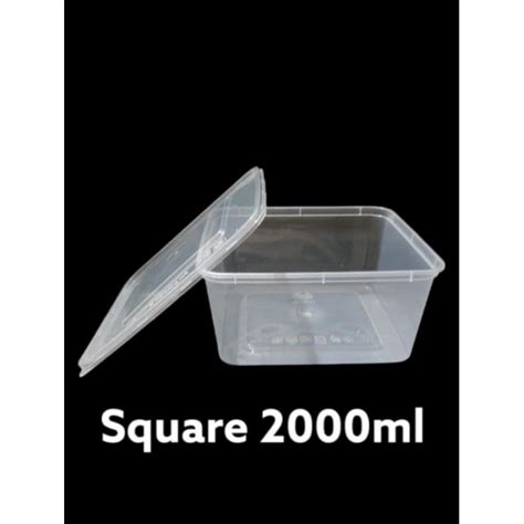 Jual Thinwall Food Container Square Kiip Kotak Kemasan Ml Isi