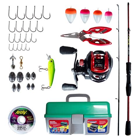 Kit Pesca Completo Vara Carretilha E Acess Rios P S Shopee Brasil