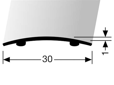 Küberit Übergangsprofil 451 Sk Edelstahl Selbstklebend 100 Cm