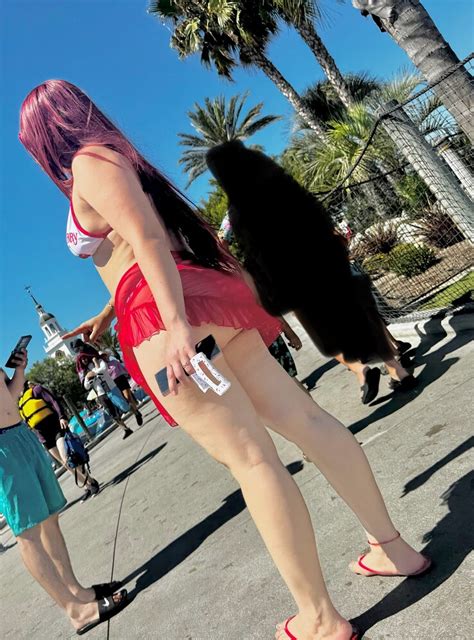 Red Head Latina Cherry Bikini OC Beach Bikini Forum