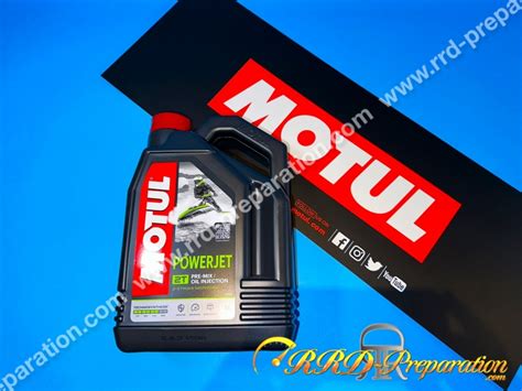 Aceite de motor de 2 tiempos semisintético MOTUL POWERJET 2T 4L