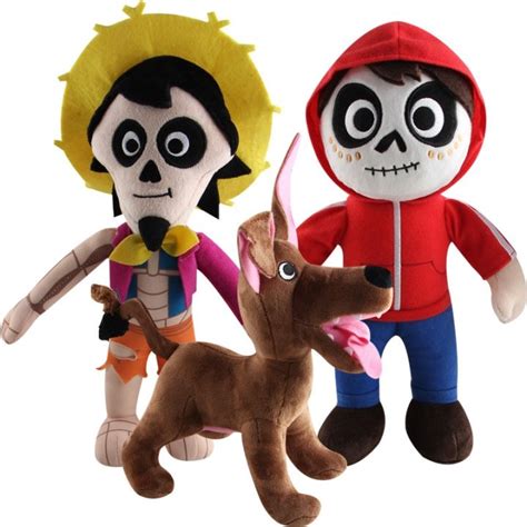 HOT MEOLZHUYWOIH 519 ภาพยนตร COCO Pixar Plush ของเลน30ซม Miguel Hector Dante Dog