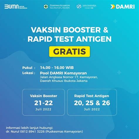 Dukung Syarat Perjalanan Terbaru DAMRI Hadirkan Layanan Vaksinasi