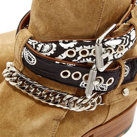 Amiri Bandana Buckle Boot Fango End Europe